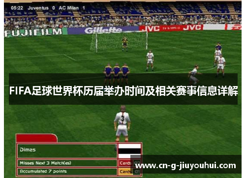 FIFA足球世界杯历届举办时间及相关赛事信息详解